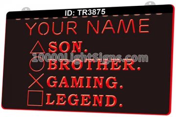 TR3875 Your Names Son Brother Gaming Legend