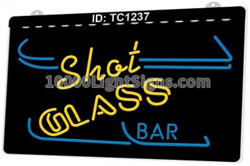 TC1237 Shot Glass Bar Pub Open