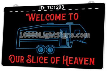 TC1293 Welcome To Our Slice of Heaven Camper