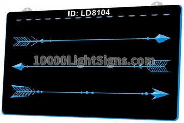 LD8104 Arrow Tattoo Geometric Compass