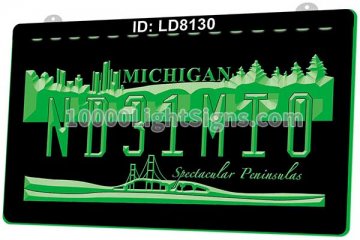 LD8130 Michigan Nd31mio Spectacular Peninsulas