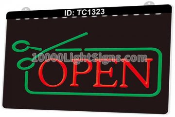 TC1323 Barber Shop Open Hair Cut Open