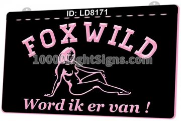LD8171 Fox Wild Word Ik Er Van Sexy Girls
