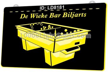 LD8181 De Wieke Bar Biljarts Billiards Pool Room Bar