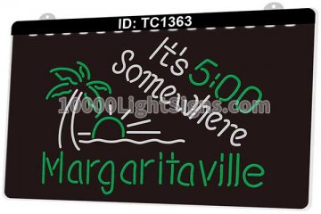 TC1363 Margaritaville Bar It's 5 Oclock Somewhere