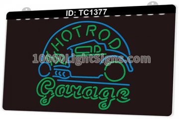 TC1377 Hot Rod Garage Auto Car