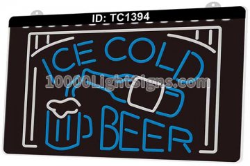 TC1394 Ice Cold Beer Bar Pub