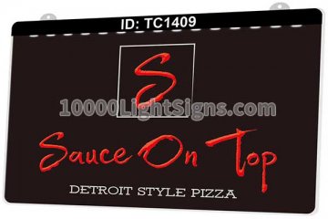 TC1409 Sauce On Top Detroit Style Pizza