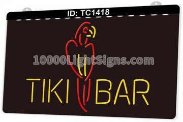 TC1418 Tiki Bar Parrot