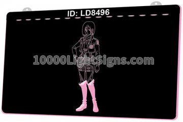 LD8496 Anime Lineart Woman