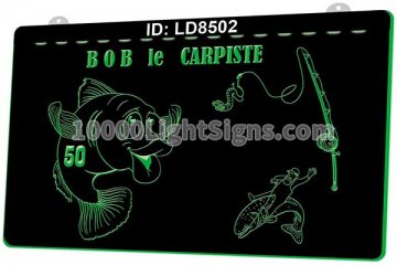 LD8502 Fish With Fishing Hook