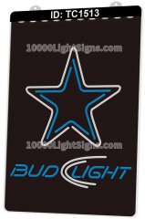 TC1513 Dallas Cowboys Bud Light Beer Bar
