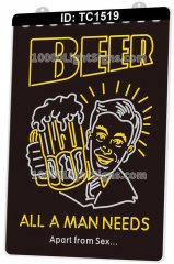 TC1519 Beer Bar All a Man Needs Apart From Sex