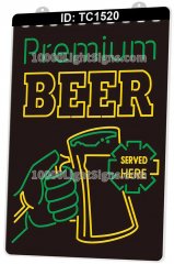 TC1520 Premium Beer Served Here Bar Pub