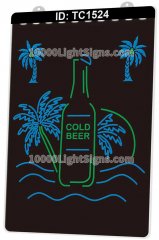 TC1524 Cold Beer Bar Beach Palm