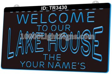 TR3430 Your Names Welcome to Our Lake House