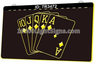 TR3472 Casino Poker Game Room