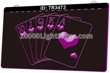 TR3473 Casino Poker Game Room