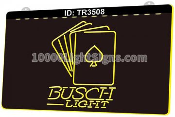TR3508 Poker Busch Light Casino Game Room