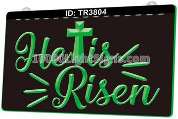 TR3804 He is Risen Cross