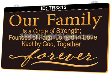 TR3812 Our Family is a Circle of Strength Forever