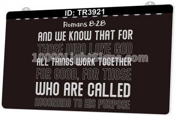 TR3921 And We Know That For Those Who Love God