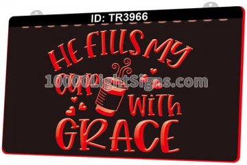 TR3966 He FIlls My Cup With Grace