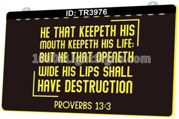 TR3976 He That Keepeth His Mouth Keepeth His Life