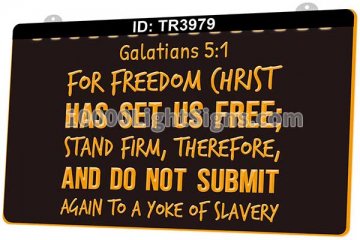 TR3979 For Freedom Christ Has Set Us Free