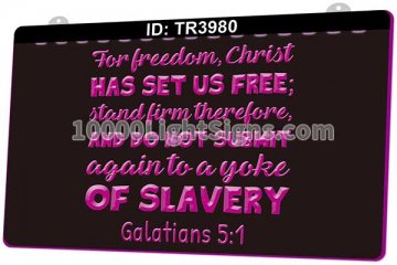 TR3980 For Freedom Christ Has Set Us Free