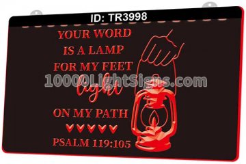 TR3998 Your Word Is A Lamp For My Feet Light On My Path