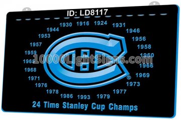 LD8117 Montreal Canadiens Ice Hockey Sports  Stanley Cup Champions
