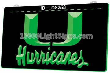 LD8258 Miami Hurricanes Mascot