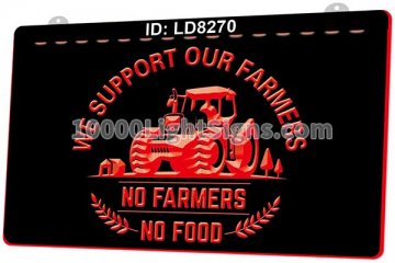 LD8270 We Support Our Farmers No Farmers Food