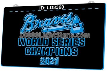 LD8360 Atlanta Braves World Series Champions NL MLB Sports