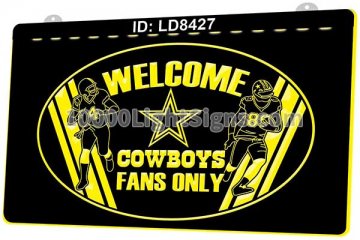 LD8427  Dallas Cowboys Fans Only NFC NFL Sports